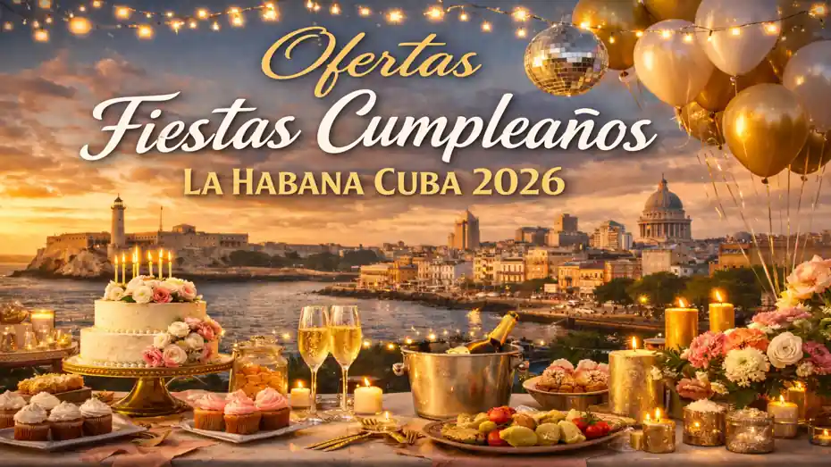 Ofertas para fiestas y cumpleaños en La Habana y Cuba 2026 ➤ Paquetes exclusivos, precios y promociones reales