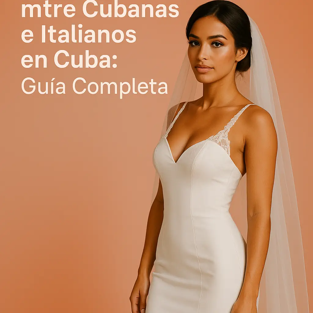 Matrimonios y Bodas entre Cubanas e Italianos en Cuba: Organizadores Expertos