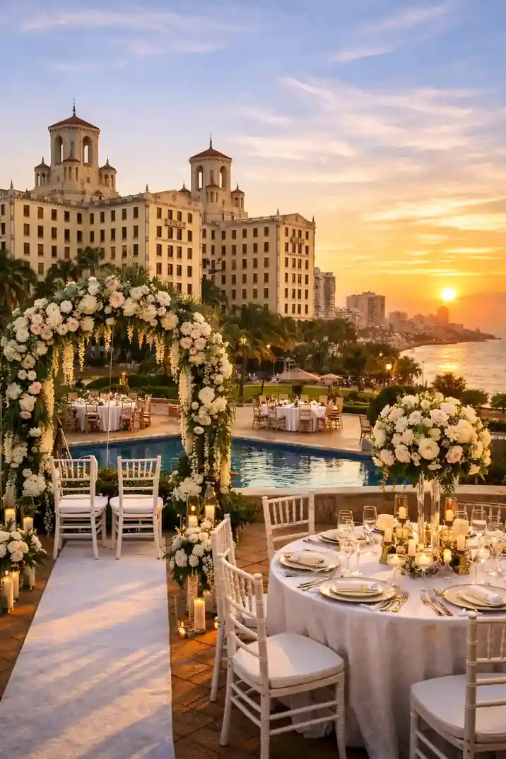 Come organizar bodas y eventos en el Hotel Nacional de Cuba ➤ Guía 2026