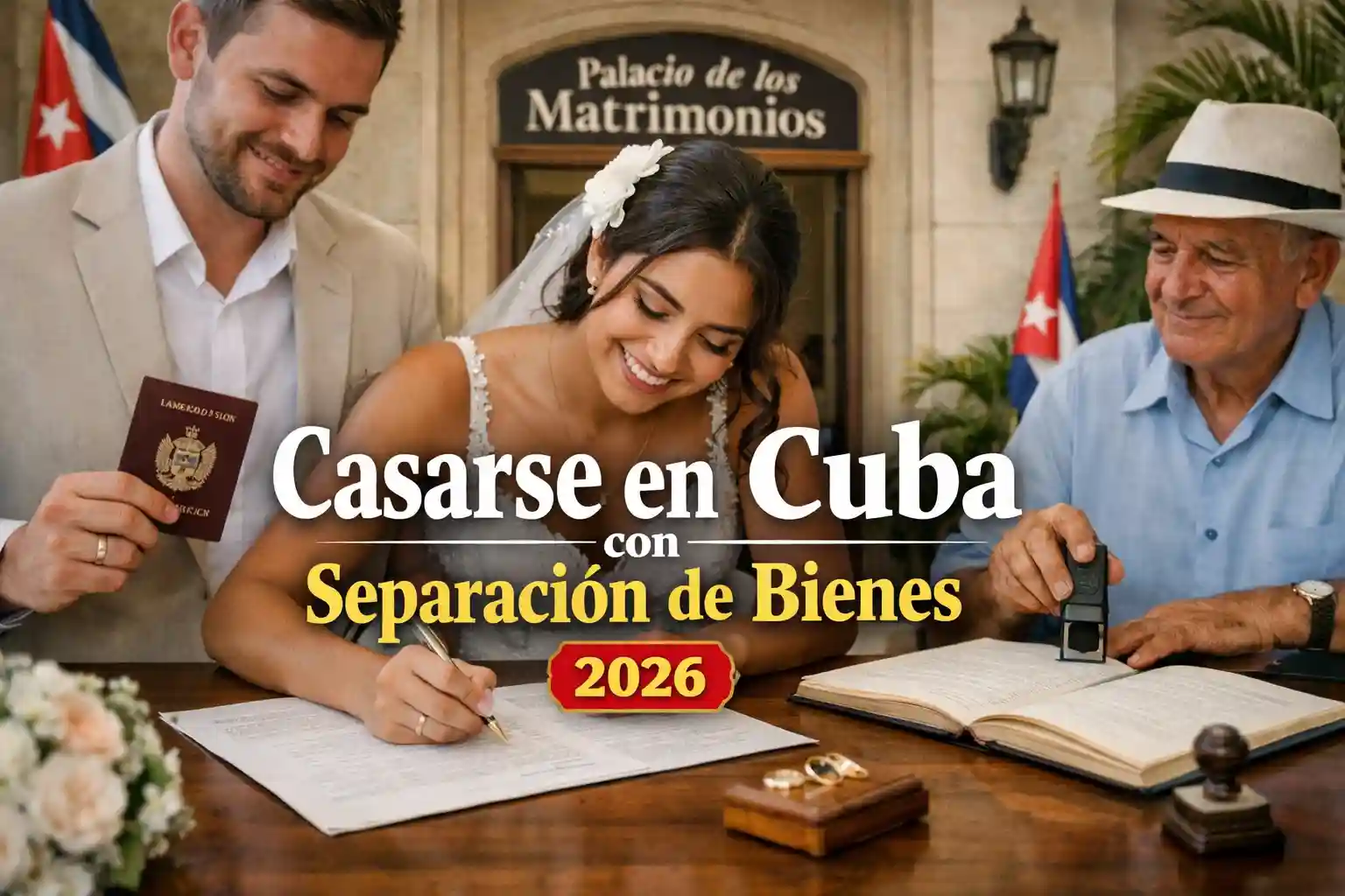 Casarse en Cuba con Separación de Bienes (2026) ➤ Qué Significa, Cómo Funciona y Cómo Sacar Turno para tu Boda