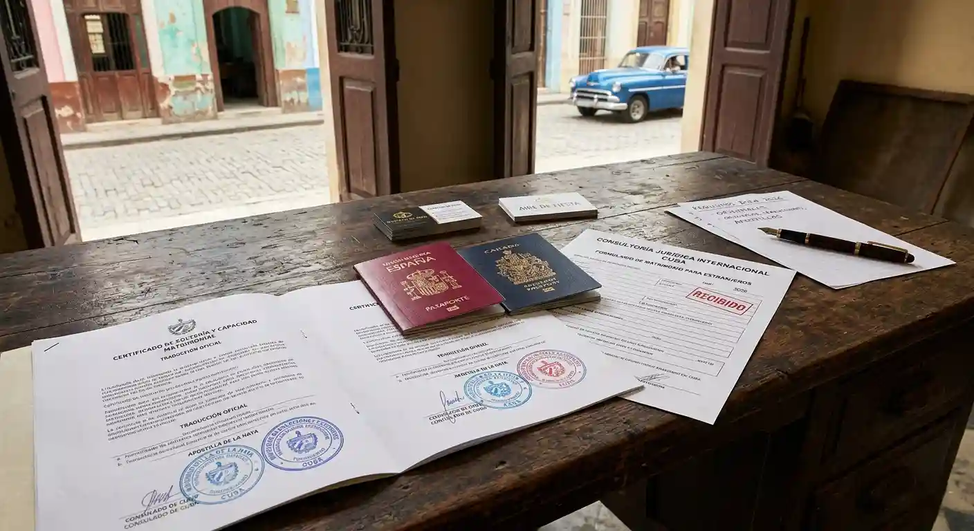 Documentos Boda Cuba Extranjeros 2026: Guía Completa Certificados y Trámites