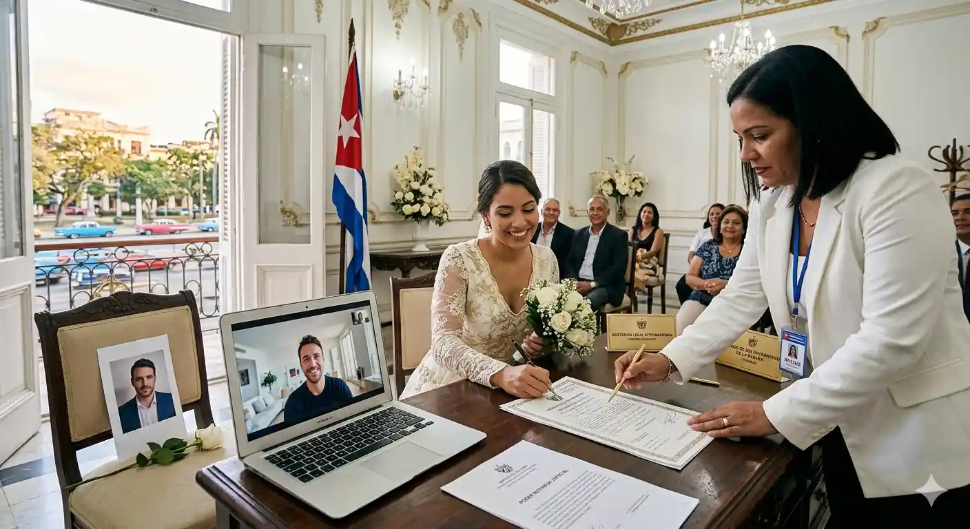 Asistencia Legal Matrimonio por Poder Cuba desde Extranjero