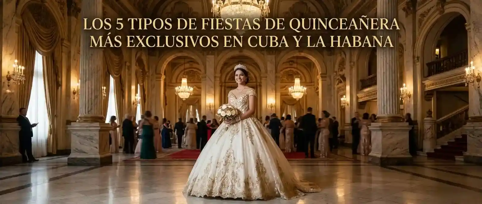 Los 5 tipos de fiestas de quinceañera más exclusivos en Cuba y La Habana