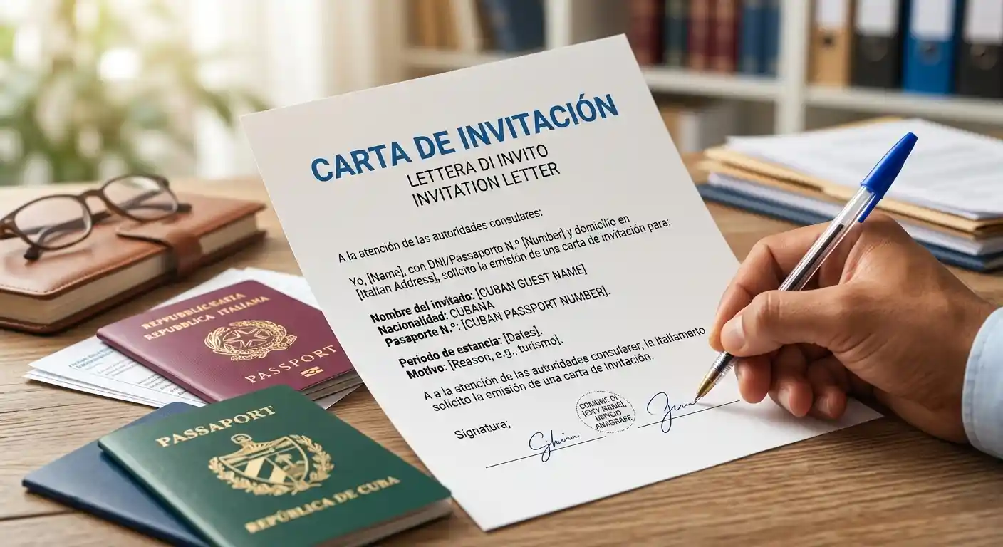 Carta de Invitación para Cubanos: Guía y Visa A2 2026
